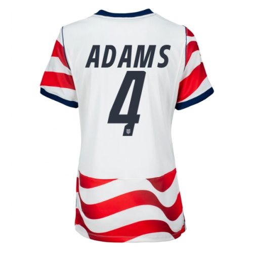Billige Fotballdrakt Forente stater Tyler Adams #4 Replika Hjemmedrakt Dame VM 2026 Kortermet Billige Fotballdrakt Forente stater Tyler Adams #4 Replika Hjemmedrakt Dame VM 2026 Kortermet